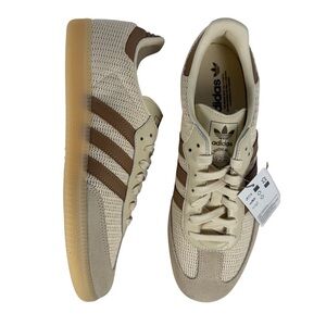 Adidas Samba OG Mens 11 Cream White Cardboard Crystal